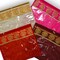 Pack of 4 Assorted Sari Bag with Zipper Closure Transparent Saree Cover Wardrobe Clothes Organiser Sari Storage Bag Indian Wedding Favor Cloth Case Gift Packing - Birthday Anniversary